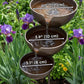 🐦Final Hours Flash Sale ￡8.99!!⚡ Rain Catcher - Plant Support 🌧️Metal Garden Ornament