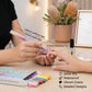 🎁Hot Sale 50% OFF⏳🎨12 Colors Kids Washable Nail Art Pen Set