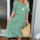🎁2026 Big Sale 70% Off🎁💥Round Neck Polka Dot Print Midi Dress