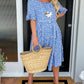 🎁2026 Big Sale 70% Off🎁💥Round Neck Polka Dot Print Midi Dress