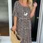 🎁2026 Big Sale 70% Off🎁💥Round Neck Polka Dot Print Midi Dress