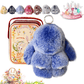 🎁Easter Best Gift  70% Off💥🐰【BunnyLulu】Soft Plush Bunny Keychain – Comfort Toy in Tin Box🎁Easter Sweet Surprise