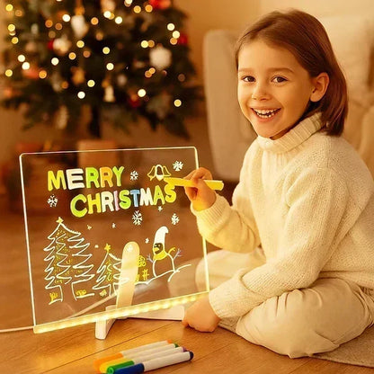 🎨LIMITED-TIME 50% OFF SALE✨ LED Note Board 🖍️Includes 7 colour pens, bright display & reusable – Perfect for messages, reminders & creative fun ⭐
