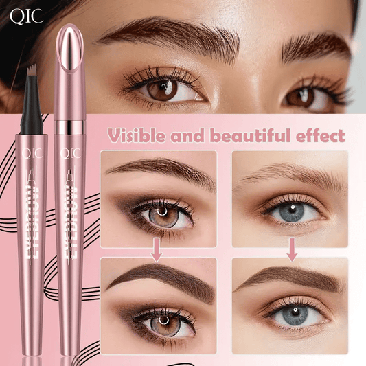 💖Buy 1,Get 1 Free!💥3D Microblading Eyebrow Pencil – 4-Prong Tip, Waterproof & Natural Hair-Like Strokes 🖌️