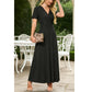 👗Summer Hot Sale 50% OFF🌈 Women's V neck Ankle Length Floral Print Beach Long Flowy Maxi Dress with Pockets🎀