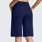 ⏰Last Day Sale 49% OFF🔥Women's Bermuda Shorts with Pockets -👍Knee Length Athletic Casual Long Shorts