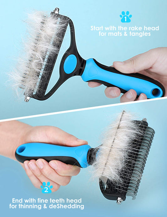 🐾 BUY 2 Get 1 Free💥🏆 Professional Deshedding Tool For Dogs And Cats – Gentle On Skin, Efficient Grooming & Comfortable Grip Design ✂️🔥