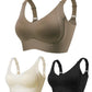 🏆 Last Day Special Price £7.99 ! +FREE GIFT 💕 Subtle Striped Seamless Bra with W-Support – Comfort & Style!