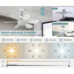 🌬️Surprise Price: Only £15.99!!🔥SmartBreez™ 40W LED Ceiling Fan Light – 20.5” Ultra-Quiet with Remote 🎯 | E27 + FREE B22 Adapter 🔌 | For Bedroom 😴, Kitchen 👩‍🍳 & Garage 🛠️ – UK Ready! 🇬🇧