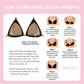 🥳Last Day Special Price £7.99!!💝  Double-Sided Invisible Push-Up Bra – No straps, no seams. Strong adhesive stays secure all day. Reusable & washable. Perfect for backless & strapless outfits. 👗🦋