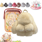 🎁Easter Best Gift  70% Off💥🐰【BunnyLulu】Soft Plush Bunny Keychain – Comfort Toy in Tin Box🎁Easter Sweet Surprise