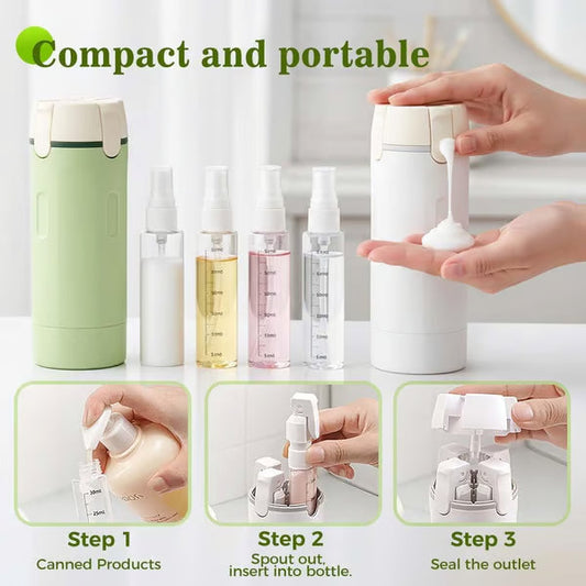 ⏰LAST DAY 50% OFF!!!✨4-in-1 Refillable Travel Dispenser Bottles-Pack smart, travel lighter!✈️