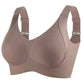 🏆 Last Day Special Price £7.99 ! +FREE GIFT 💕 Subtle Striped Seamless Bra with W-Support – Comfort & Style!