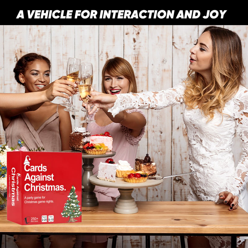 thumbnail image 2 of Cards Against Humanity Family Edition Buy Cards Against Christmas A Party Cards Game For Christmas Game Night Fun Xmas Gift Idea For White-Elephant Secret Santa Family Game Night 3pcs Online In UAE 2 of 13