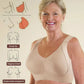 🏆 Last Day Special Price £7.99 ! +FREE GIFT 💕 Subtle Striped Seamless Bra with W-Support – Comfort & Style!