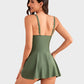🔥Last Day Sale 50% OFF💃2026 Summer Seaside Trend Swimwear—Women's One Piece Tummy Control Tie Knot Swimsuit