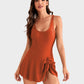 🔥Last Day Sale 50% OFF💃2026 Summer Seaside Trend Swimwear—Women's One Piece Tummy Control Tie Knot Swimsuit