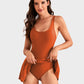 🔥Last Day Sale 50% OFF💃2026 Summer Seaside Trend Swimwear—Women's One Piece Tummy Control Tie Knot Swimsuit