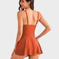 🔥Last Day Sale 50% OFF💃2026 Summer Seaside Trend Swimwear—Women's One Piece Tummy Control Tie Knot Swimsuit