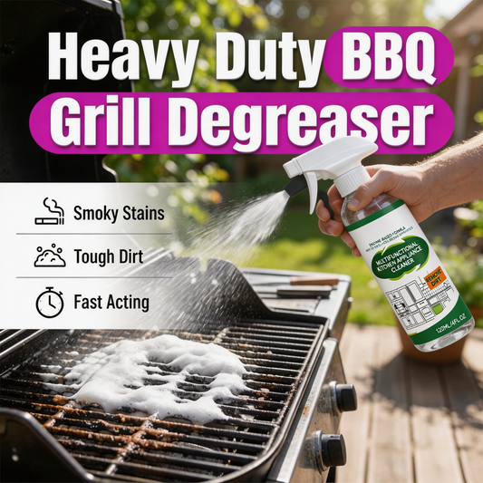 ⏳Last Day Special Price £9.99!! 💞BUY 2 GET 1 FREE🔥 50% OFF! Heavy-Duty Grill Degreaser Spray – Fast‑acting, cuts grease instantly. Spray & wipe, no scrubbing. Restore BBQ shine in minutes. 🍖✨