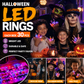 💥 Last Day 49% OFF👻✨50K+ SOLD!🎃🎁LED Light Halloween Glowing Ring😍Set of 50 PCS