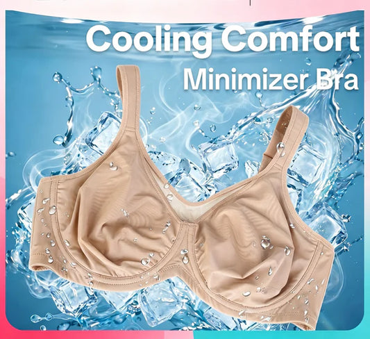 ⏳HOT SALE -BUY 1 GET 1 FREE !!!🖤Women's Elegant Sheer Full Coverage Non-padded Plus Size Bra, Breathable Mesh Large Size Lingerie, Support Comfort Everyday Bra