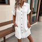 💎50% OFF! 💎✨Women’s Summer Midi Dress – Breezy, Flattering & Effortlessly Chic! Lightweight Button-Down with Pockets 🇬🇧☀️