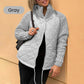 🍂Early Autumn Special Offer：￡23.99!!🔥🎁2025 New Women's Knit Patchwork Puffy Jacket