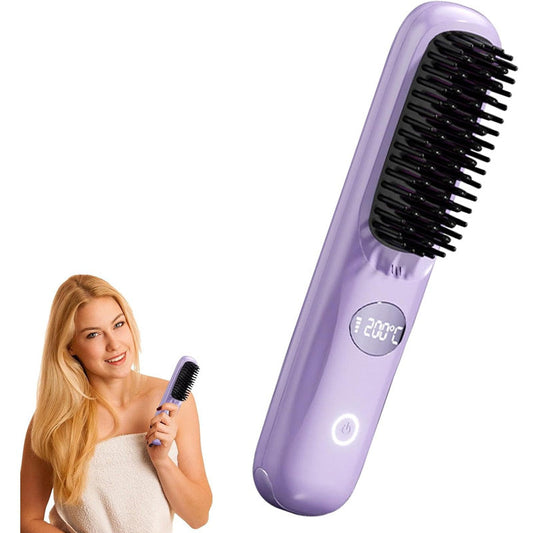 ✨Last Day Special Price £13.99!!💕Cordless hair straightener with LED display💇‍♀️