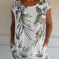🍃LAST DAY SPECIAL PRICE ￡13.99⚡50K+ SOLD💕👗Casual Printed Dress with Pockets✨Soft Loose Midi Sundress With Side Pockets Beach Holiday Commute Outfit UK🇬🇧 | Free Smile Face Necklace Gift🎁