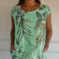 🍃LAST DAY SPECIAL PRICE ￡13.99⚡50K+ SOLD💕👗Casual Printed Dress with Pockets✨Soft Loose Midi Sundress With Side Pockets Beach Holiday Commute Outfit UK🇬🇧 | Free Smile Face Necklace Gift🎁