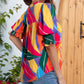 😍LAST DAY SALE 50% OFF-Special Price £12.99🎁☀️🌺Floral V-neck Puff Sleeve Blouse For Women