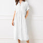 🔥LAST DAY SALE - 49% OFF🎁 ✨Striped Lapel Button Down Shirt Dress | With Functional Pockets