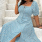 💗2026 New arrival 49% OFF💗Plus Size Split Floral Print Boho Maxi Dress