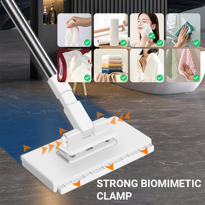 😍2026 NEW SALE-49% OFF😍🧹Disposable Dust Mop with 4 Reusable Cloths✨Lightweight Floor Dusting Mop For Hardwood Tile Floors