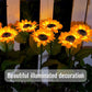 ⏳【Limited Offer】BUY 2 SAVE 10%!!🌻Sunflower Solar Lights – Glowing Decor for Garden ✨🌿Waterproof 🌧️ | No Wiring💡
