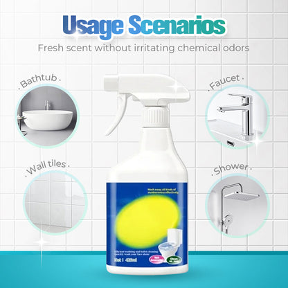 🔥LAST DAY SALE - 49% OFF🚿✨ Multi-Function Bathroom Limescale Cleaner - Removes Stubborn Scale, Soap Scum & Mold without Scrubbing 🧽💦