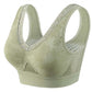 🏆 Last Day Special Price £6.99+Free Gift💐🎉Women's Elegant High-Support Pure Cotton Buttonless Comfy Lifting Bra
