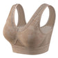 🏆 Last Day Special Price £6.99+Free Gift💐🎉Women's Elegant High-Support Pure Cotton Buttonless Comfy Lifting Bra