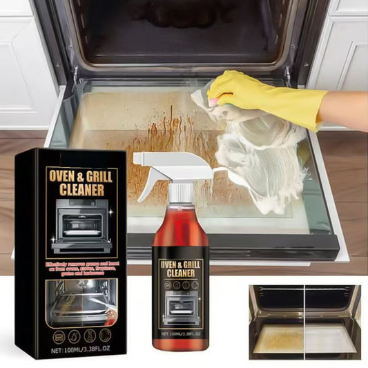 🎉BUY 2 GET 1 FREE! ✨ Oven & Grill Cleaner Spray – Dissolves Grease in 5 Mins, No Scrubbing & Eliminates Odors 🔥  21 Reviews