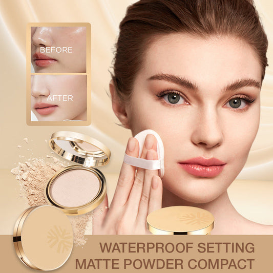 🏆Final 3 hours Special Price £6.99!🏆Waterproof Setting Matte Powder Compact
