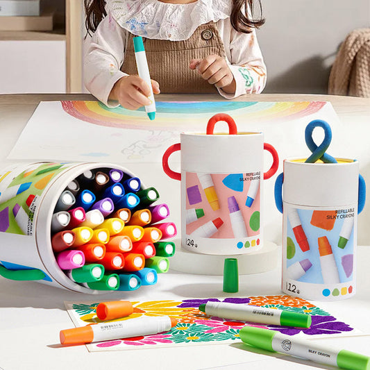 🔥Last Day Special Deals £11.99!!⚡Ideal art gift for happy Children’s Day!🎁Washable Quick Drying Non-Toxic Oil Pastels Set