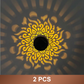 🌀💥Limited Sale -Buy 1 Get 1 Free🌞⏰Solar-Powered Mandala Projector Light, 2-in-1 Floor & Wall Design & IP65 Waterproof Auto On/Off 🌿