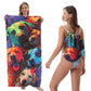 💥Summer Hot Sale!🥳LIMITED TIME 50% OFF!🏖️2-in-1 Convertible Beach Towel & Drawstring Backpack
