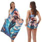 💥Summer Hot Sale!🥳LIMITED TIME 50% OFF!🏖️2-in-1 Convertible Beach Towel & Drawstring Backpack