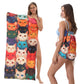 💥Summer Hot Sale!🥳LIMITED TIME 50% OFF!🏖️2-in-1 Convertible Beach Towel & Drawstring Backpack