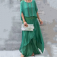 💋LAST DAY SALE 65% OFF💃Loose Top & Slit Wide-Leg Pants Chiffon 2-Piece Set