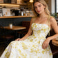 🌷LAST DAY SALE: ONLY ￡15.99!!🌷Women's Floral Print Tie-Strap Midi Dress