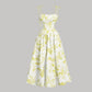 🌷LAST DAY SALE: ONLY ￡15.99!!🌷Women's Floral Print Tie-Strap Midi Dress