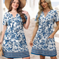 ⏰2026 Hot Sale 50% OFF💃Women's Casual V Neck Vacation Midi Dress With Pockets